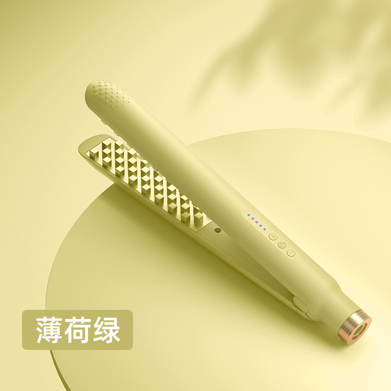 ストレートヘアクリップ ミニストレートヘアクリップ 水波紋ヘアスティック ふわふわコーンパーマ 電気カーリング前髪 ラージカール レイジー|undefined