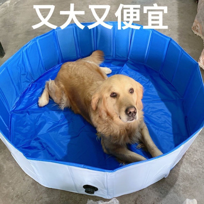 Pets Bath basin Foldable Large dogs Golden Retriever dog Dedicated Swimming Pool bathtub bath bucket Kitty Bathtub