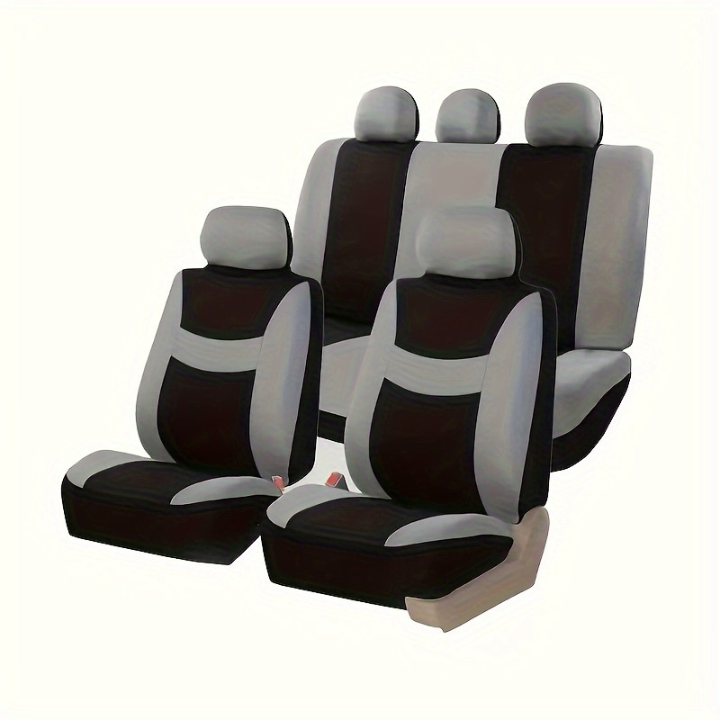 Hot-Selling Amazon Temu Russian, Mexican, European and American Smiley Face Style Fabric Car Seat Covers for All Seasons