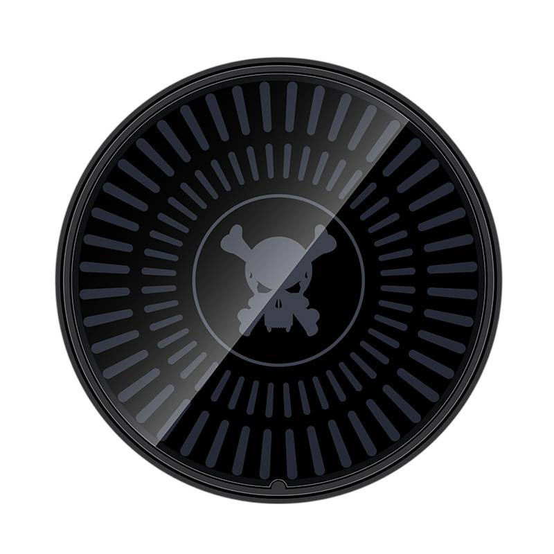 Automóvil redondo RGB pickup luz 3D música de automóvil aroma de audio LED escritorio de automóvil atmósfera aroma image 5