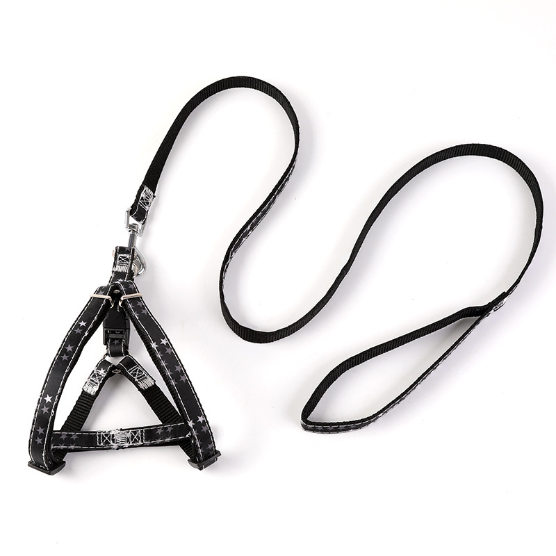 Nueva cuerda de tracción para perros, espalda para el pecho, correa para el pecho para perros pequeños y medianos, cuerda de tracción para mascotas telescópica ajustable, fábrica al por mayor