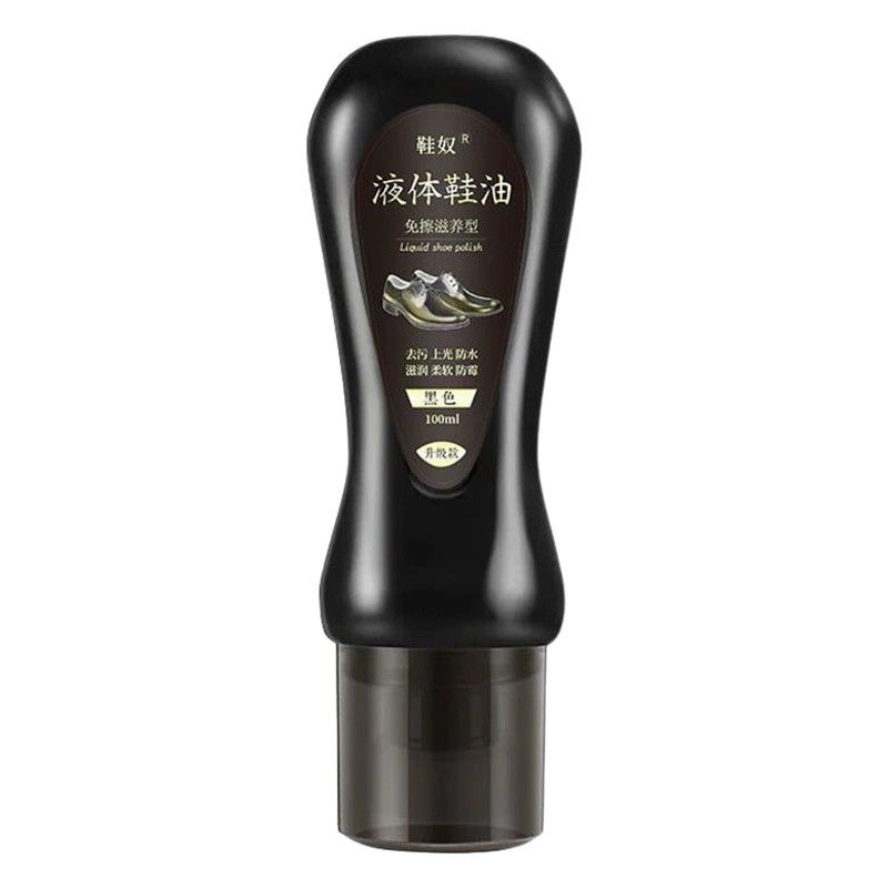 Жидкий крем для обуви Черный бесцветный крем для обуви из натуральной кожи Масло для ухода за обувью Уход за щеткой для обуви Универсальный блеск обуви
