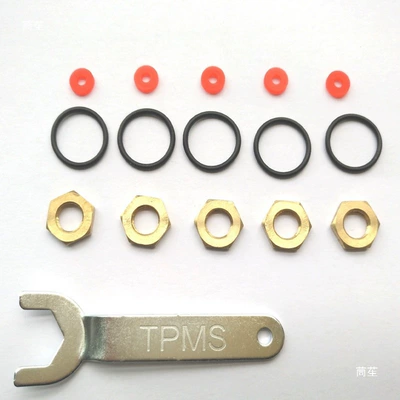 Tire pressure monitoring system sensor sealing ring accessories