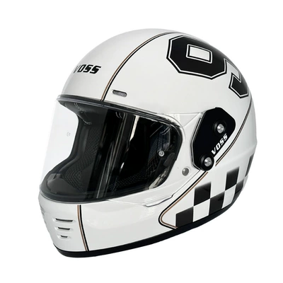 Men and Women, Motosiklet kaskı (dəbilqə) - white-no-9-m