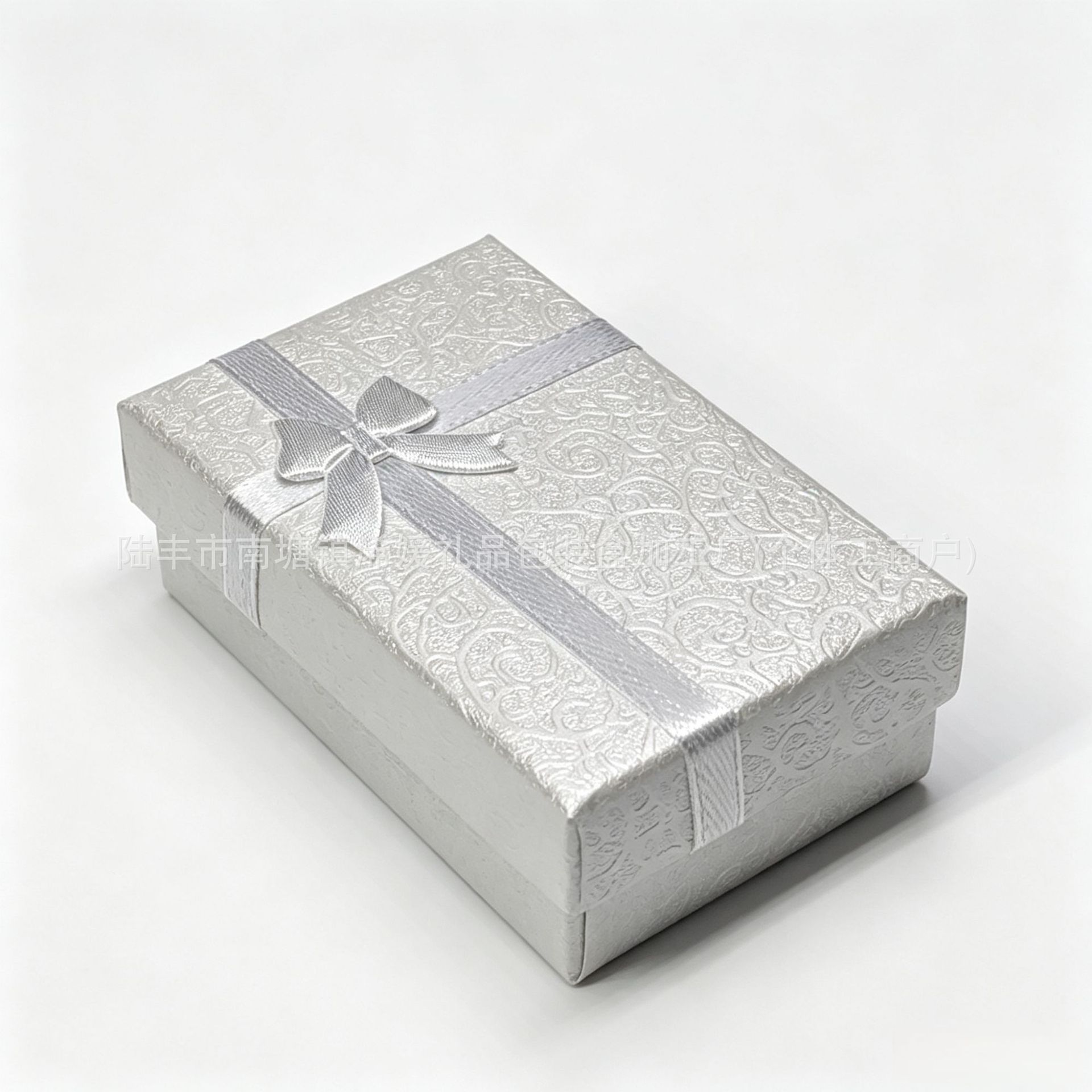 5 * 8 cajas de embalaje de joyas de lazo dorado y plateado, collares, pendientes, pulseras, cajas de regalo generales al por mayor