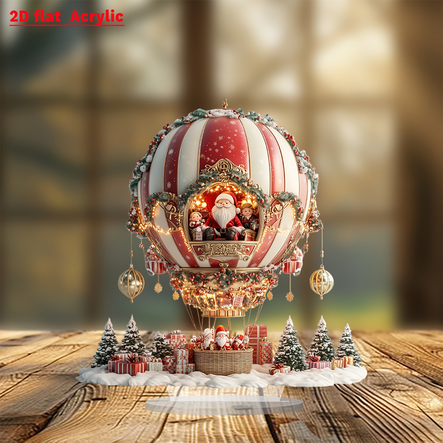 跨境节日礼物热气球送人装饰摆件地插装饰品客厅办公室家居装饰品