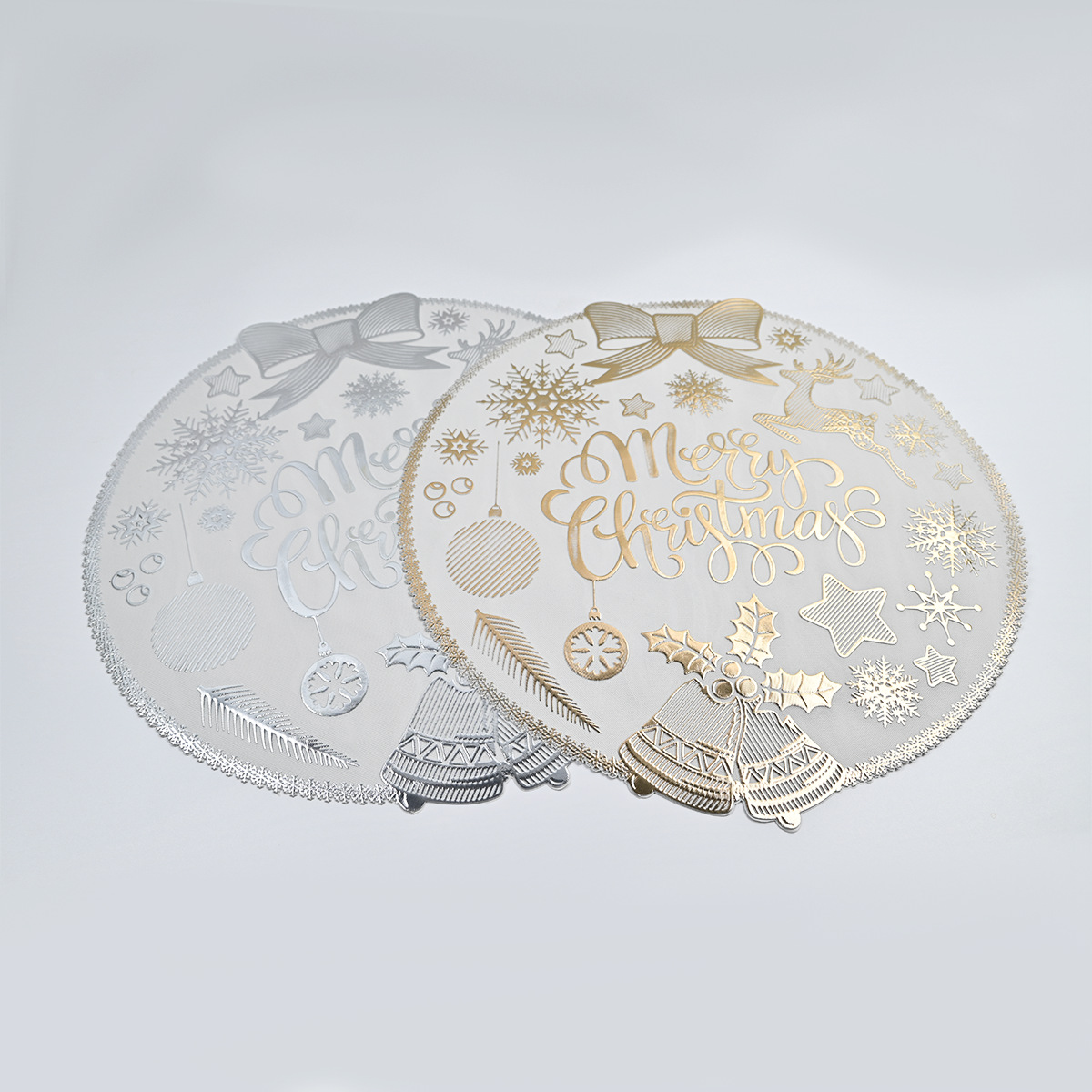 Navidad calabaza estampado almohadilla aislamiento almohadilla de comedor aceite impermeable PVC Halloween almohadilla de comedor occidental sólido