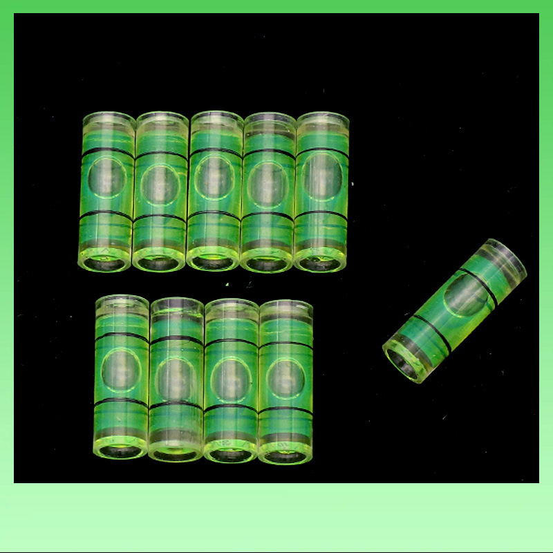 ✅高精水平泡水平尺水准仪气泡器支挂架迷你绿光圆柱形红外量具配