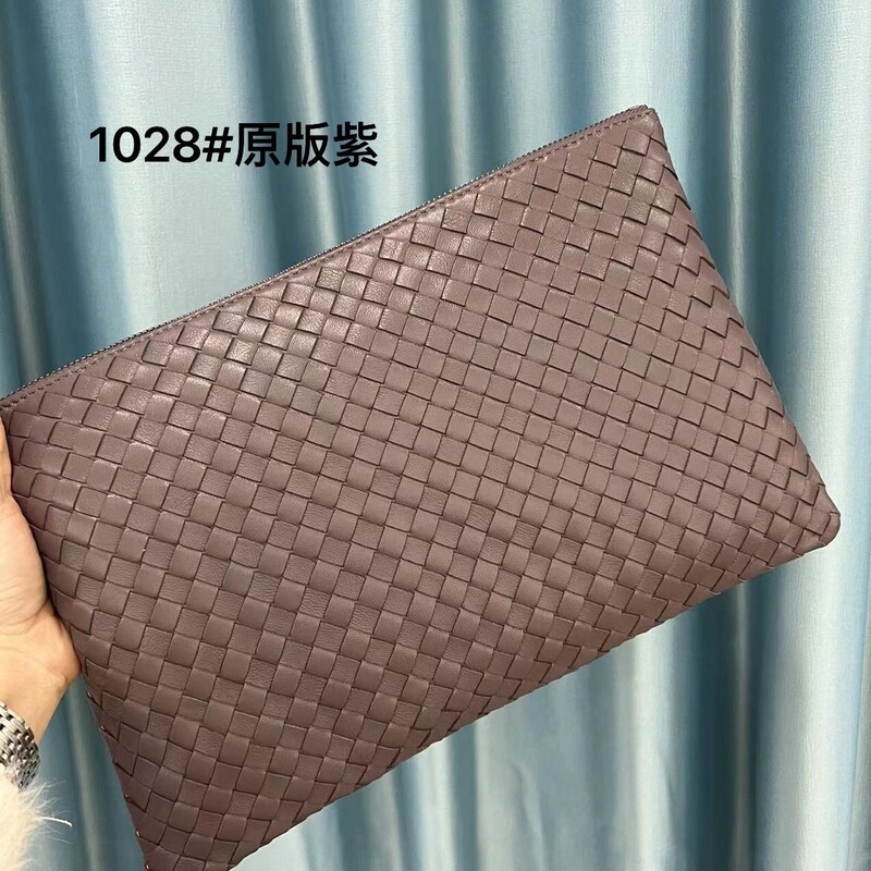 European and American Fashion Style Hand-Held Zipper Wallet Sheepskin Woven Casual Bag European and American Fashion Style Hand-Held Zipper Wallet Sheepskin Woven Casual Bag