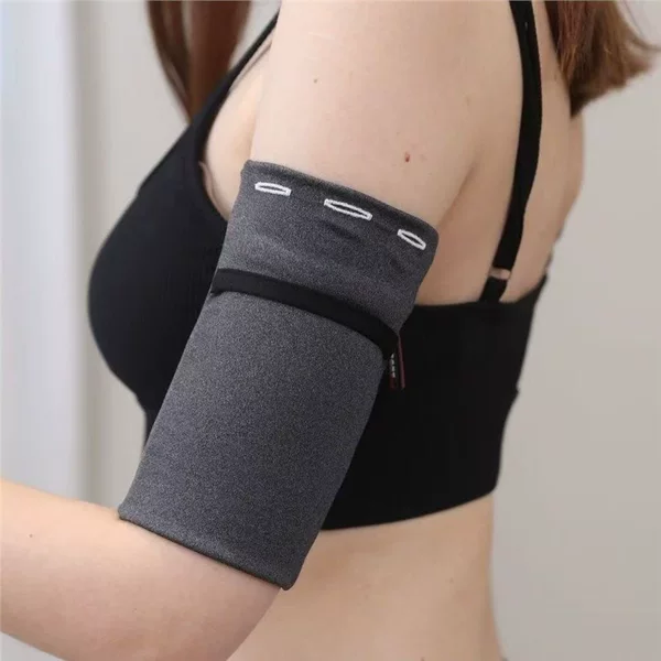 Cross-Border Sports Mobile Phone Arm Bag for Men and Women, Outdoor Fitness Equipment, Running Arm Bag, Arm Band, Arm Sleeve, Breathable Wristband