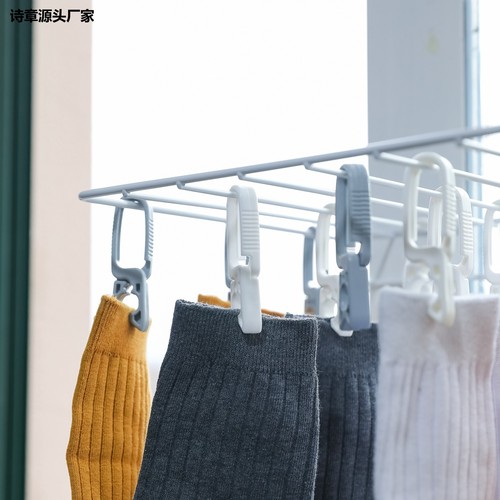 Plastic clips clothespins household drying clips for windproof single small fixed clothes hangers large size for drying blankets