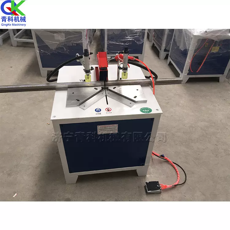 气动金属型材切割机台式十字绣边裱框切角机门窗类铝材切铝机