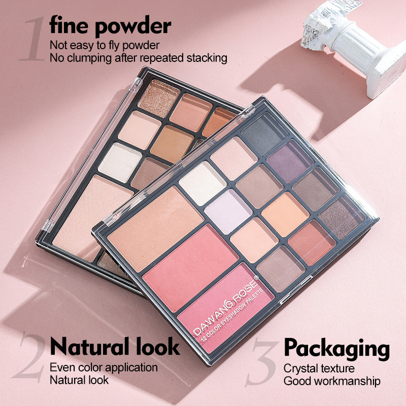 Beauty Earth Tone Eyeshadow Palette Multi Purpose Makeup Aegyo Sal Cosmetics_voghion.com