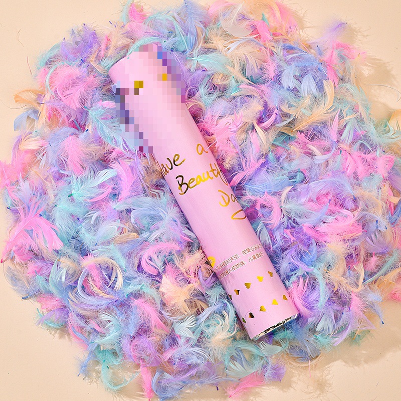 Plumas de regalo de casamiento de mano de regalo de cumpleaños de transmisión directa de regalo