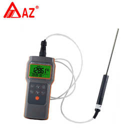 衡欣AZ8821手持式高精度铂电阻食品测温仪PT100热铂电阻AZ8891