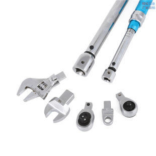 Changeable head square hole wrench Adjustable kilogram torque wrench Auto repair sleeve adjustable head torque wrench