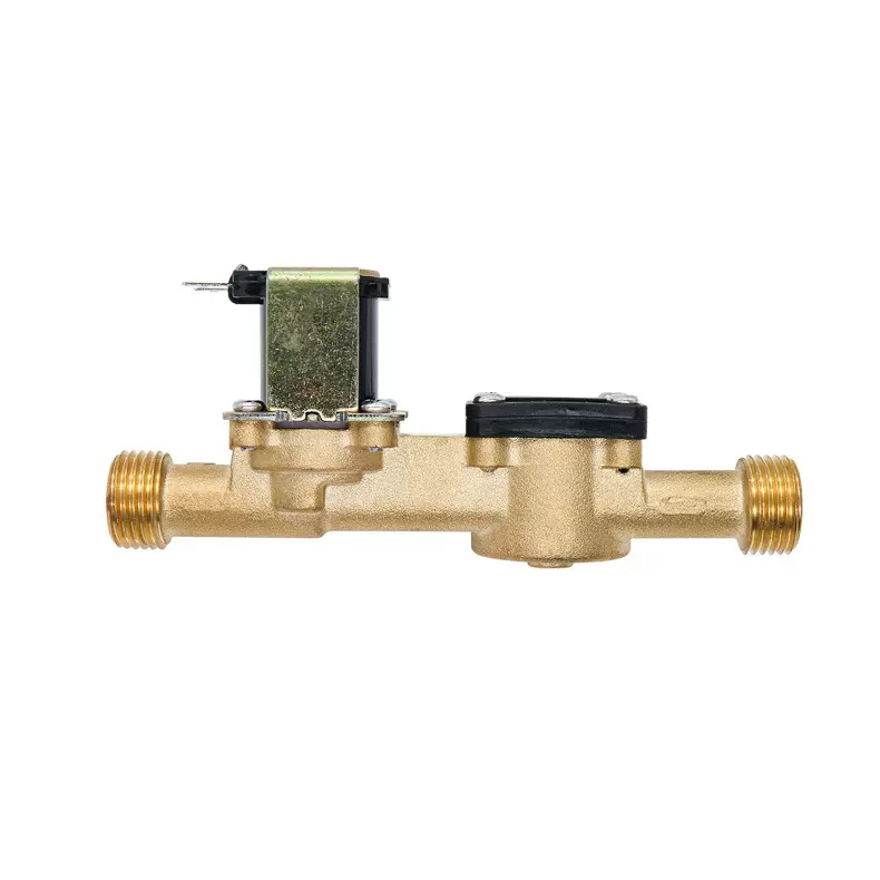 电磁阀和流量计一体阀霍尔水流传感器进水电磁阀太阳能热水器水阀