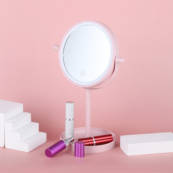 LED round filling beauty mirror battery model touch makeup mirror…