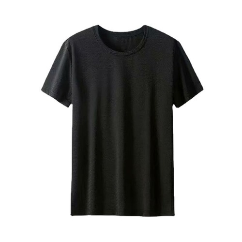 Mesh Ice Silk T-Shirt Summer New Arrival Men's In Stock Wholesale Loose Fit Sport Shirt Plus Size Men's Thin Short Sleeve Top