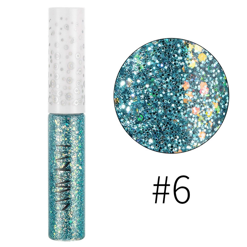 Cross -border explosive product Handaiyan Children's Day stage performance makeup dream shiny sequins fantasy eye shadow eyeliner