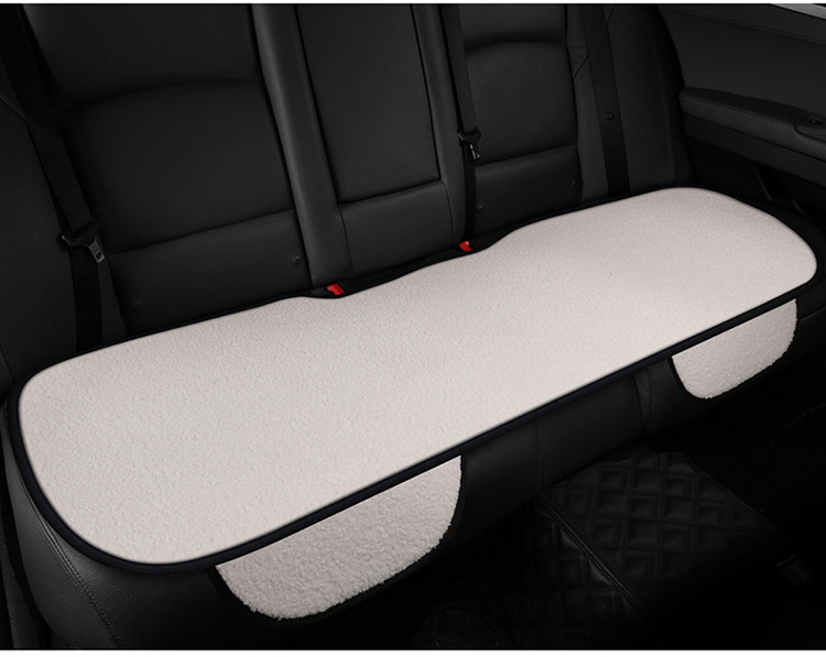 New winter teddy velvet warm car seat cushion fleece-lined thickened non-slip tie-free universal small waisted car seat cushion