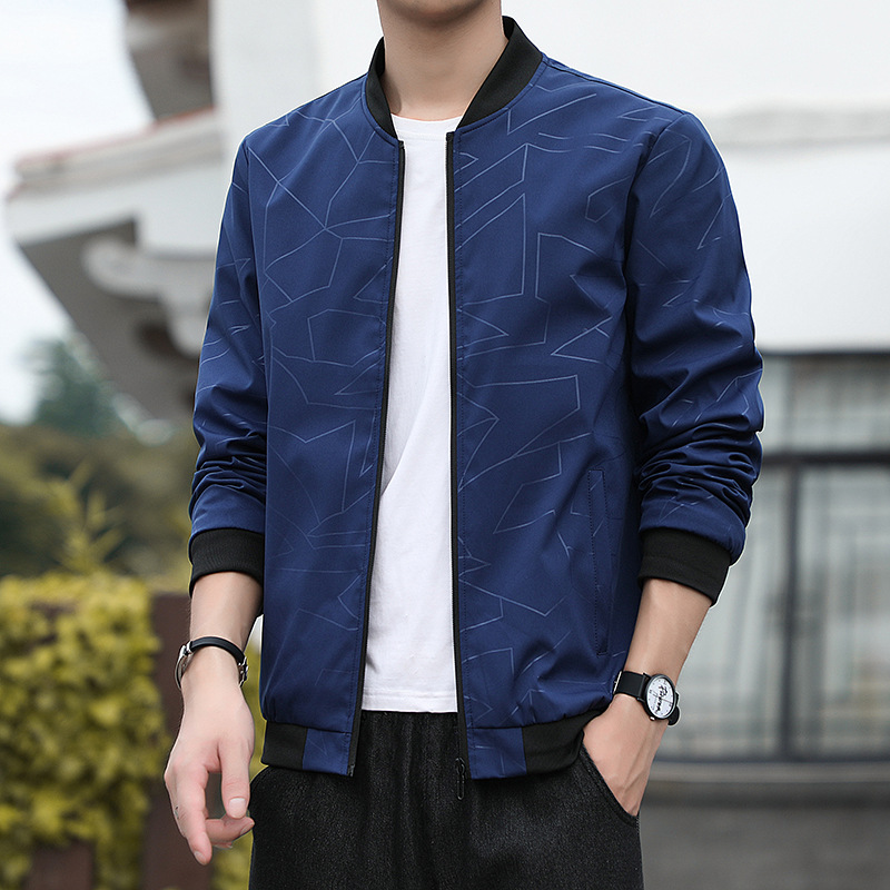 Chaqueta de primavera y otoño para hombre, estilo moderno, novedad 2023, chaqueta fina versátil, informal, talla grande image 7