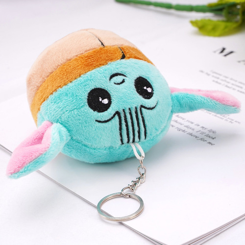 Cute Cartoon Star Wars Baby Yoda Plush Doll Pendant Creative Personalized Keychain Doll Accessories