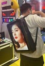 LED背包高清显示屏背包LCD液晶屏广告背包移动电视竞选直播网络版