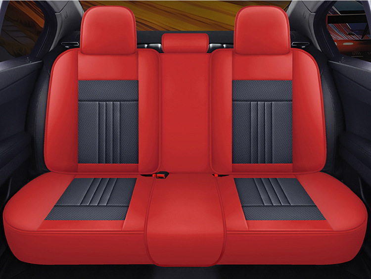 Cross-Border Car Seat Cushion New Four-Season Universal Goat Horn Full Leather All-Inclusive Breathable and Stain-Resistant Five-Seat Seat Cover