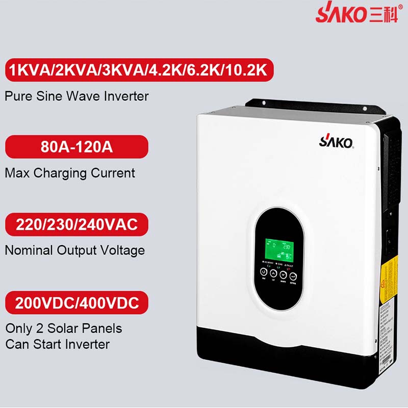Sako Sanke Inverter Household Energy Storage Pure Sine Wave High Frequency Hybrid Off-Grid Solar Inverter