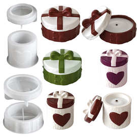 跨境diy滴胶爱心收纳杯硅胶模具 石膏简约礼物盒摆件厂家现货