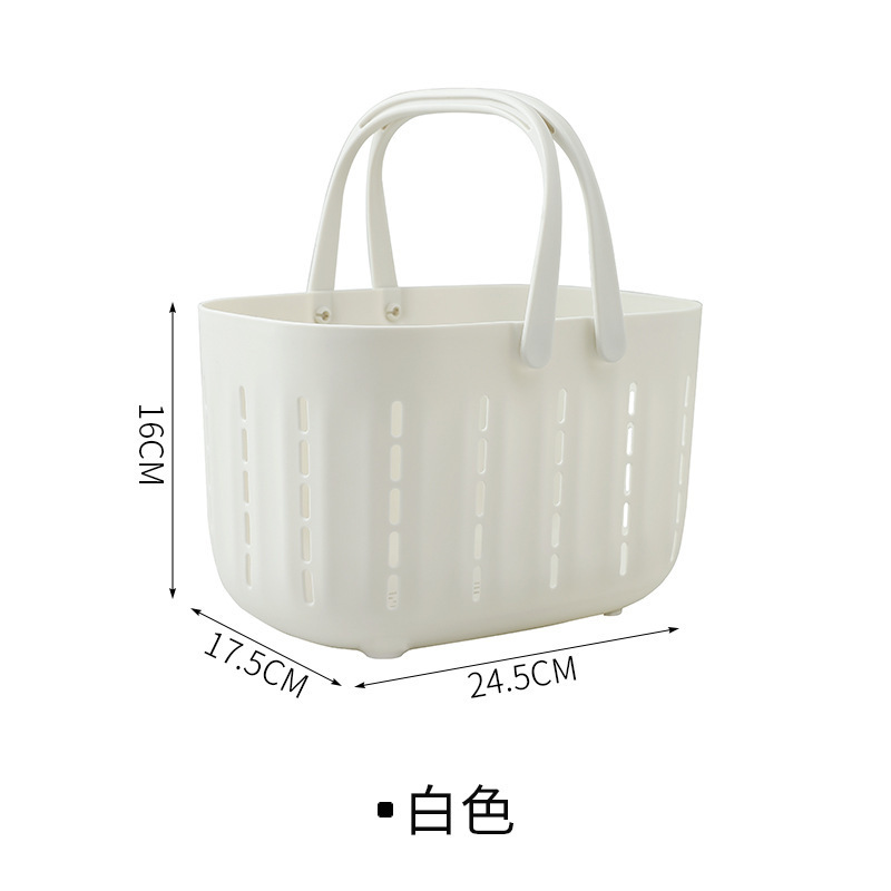 プラスチック収納バスケットテーブルスナック収納ボックス卸売雑物収納バスケット収納バスケット長方形収納お風呂バスケット|undefined
