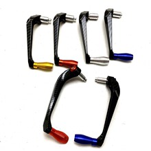 摩托车改装配件黄龙CNC防摔 刹车护手越野街跑地平线牛角保护杆弓