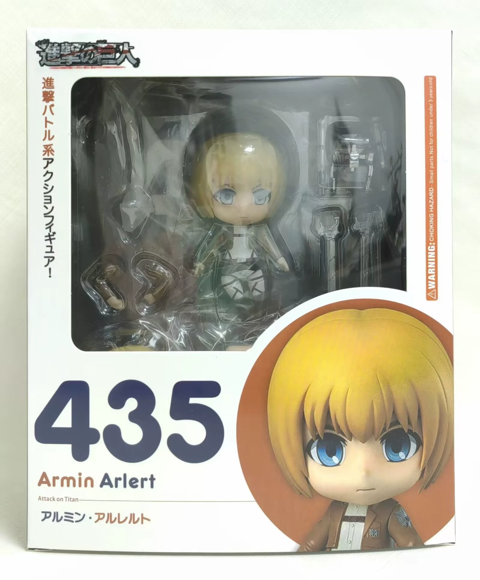 Фигурки (Attack on Titan) чиби подвижные, ≈10 см, раскрашенные, коллекционный набор