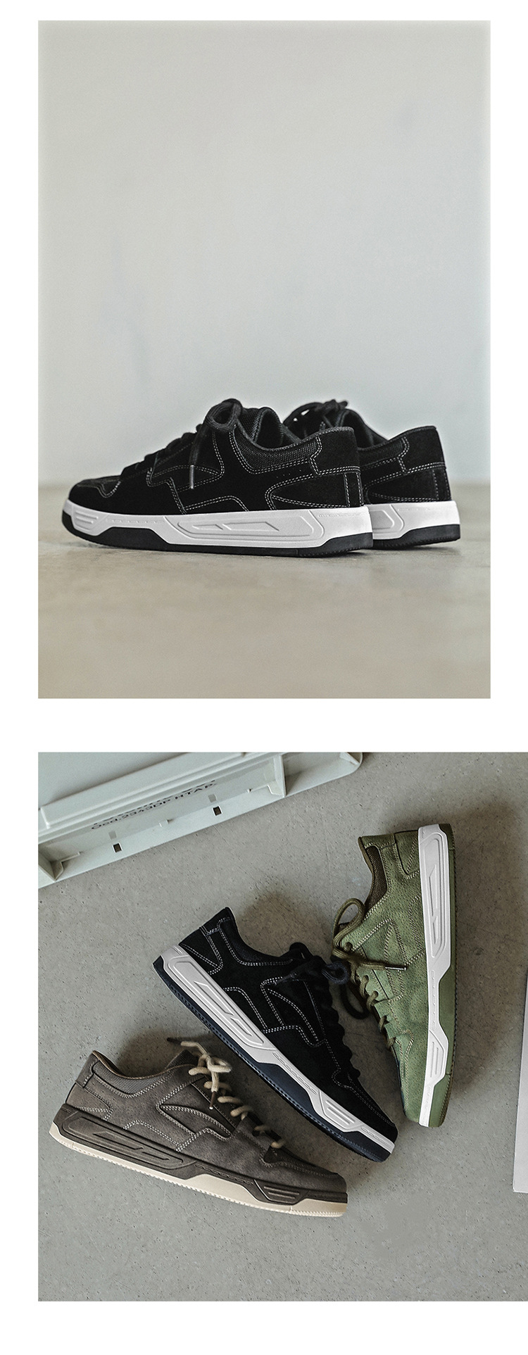 Scarpe casual da uomo Scarpe da basket Scarpe da ginnastica Tessuto sintetico Assorbimento degli urti Calzature antiscivolo_voghion.com