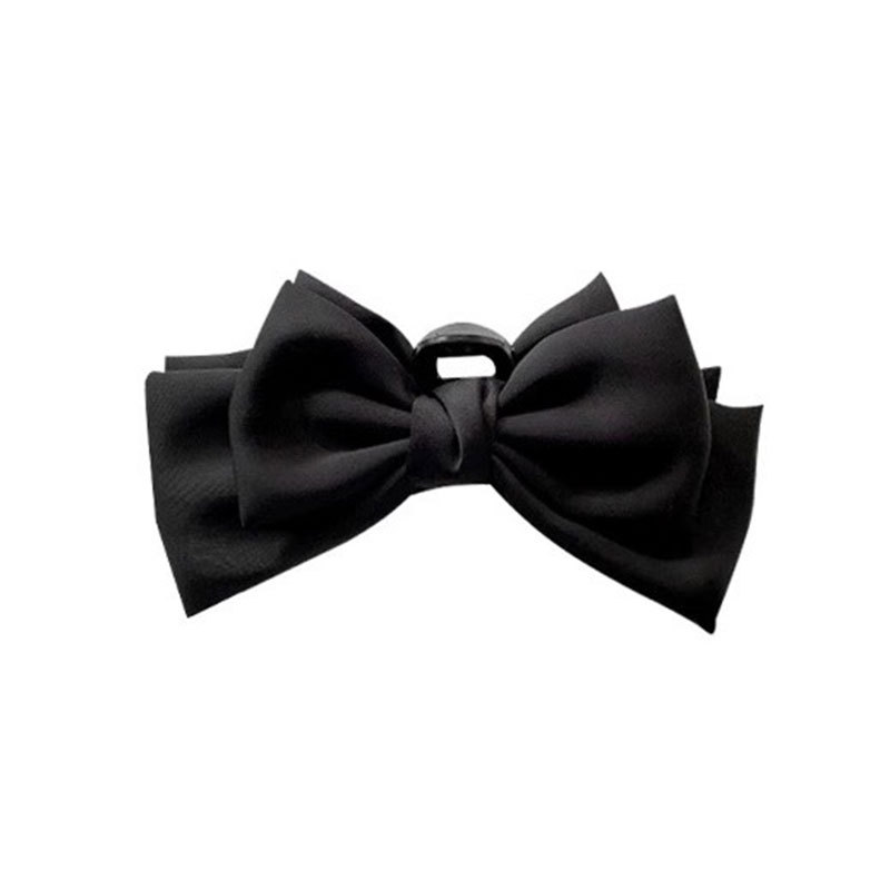 Temperamento princesa clip de cabeza de alta sensación de mujer gran arco de doble cara clip de cabello detrás del cerebro clip de pescado clip de cabello tocado