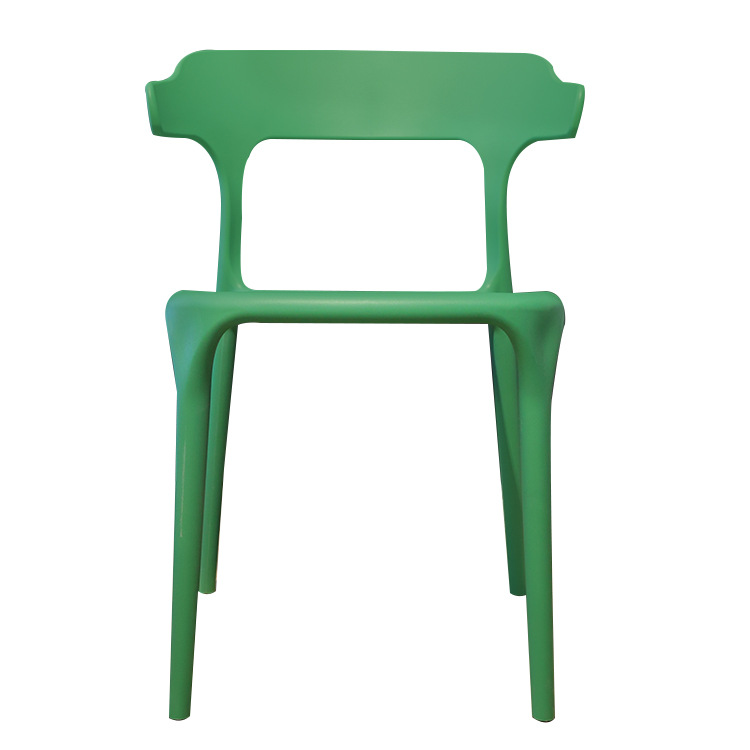 Muebles nórdicos PP moldeo por inyección de plástico sillas de comedor apilables sillas de plástico