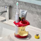 High-value Apple Core Toothbrush Holer Ceramic Toothbrush Base Drain Toilet Washstand Creative Toilet Good
