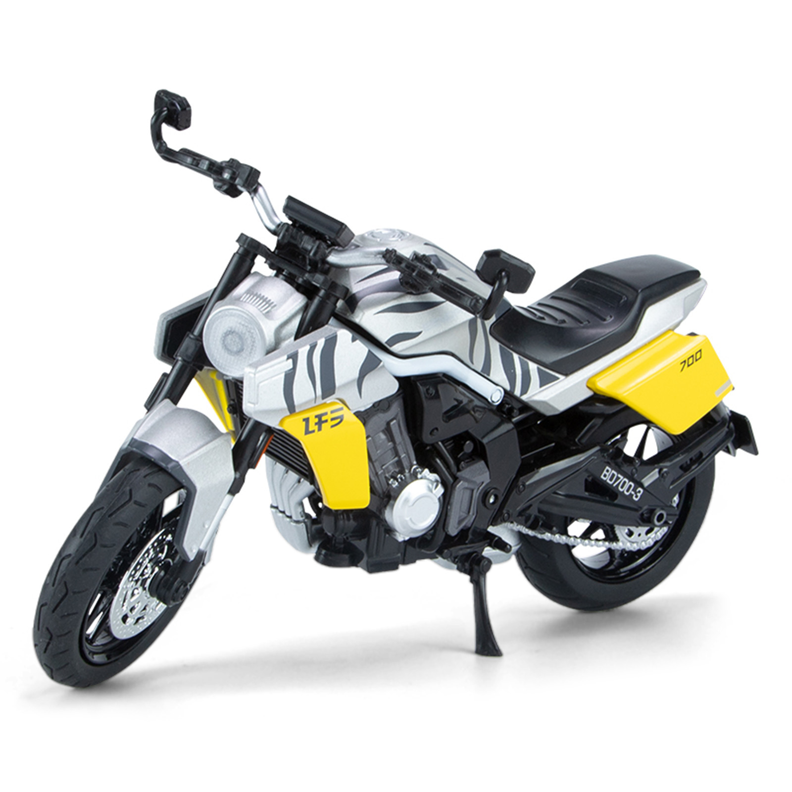 Modelo de motocicleta de aleación 1:12, motocicleta Chuanqi, simulación de amortiguador, dirección, coche de juguete para niños, caja ciega transfronteriza, dropshipping