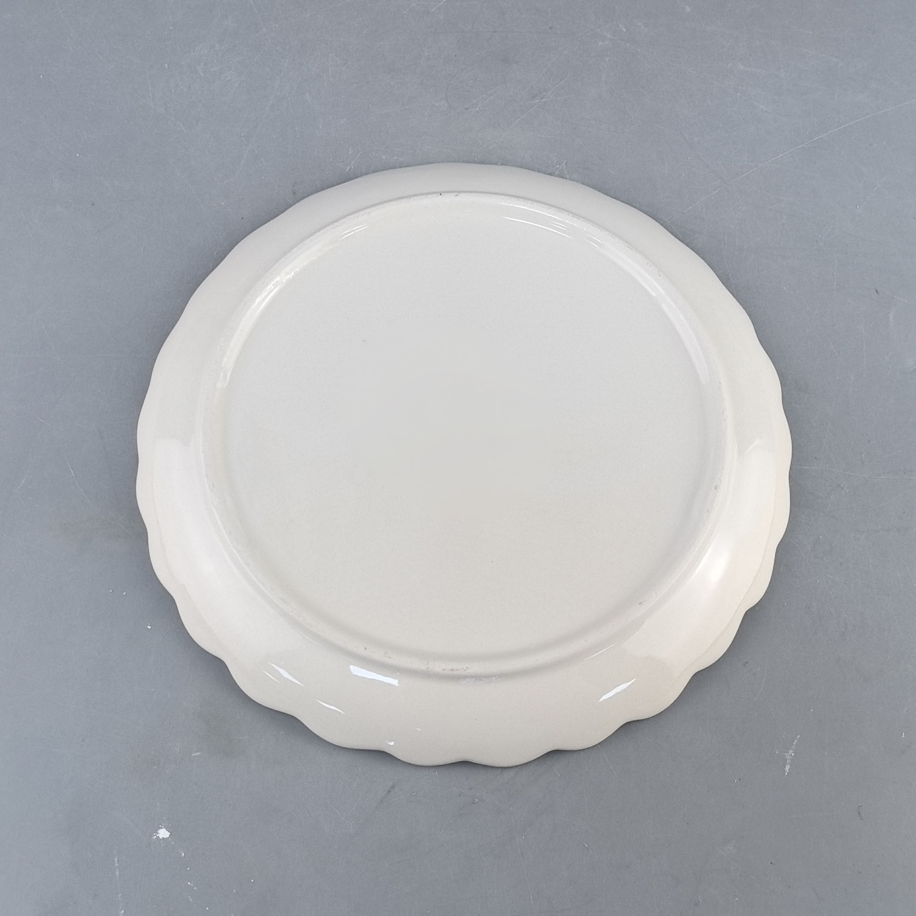 Platos de encaje retro franceses de alta calidad, platos de cerámica caseros, platos de postre de pastel de crema