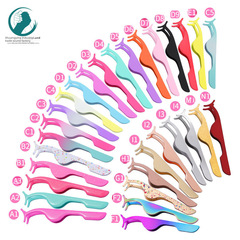 Factory wholesale false eyelashes accessories eyelash tweezers stainless steel eyelash curler beauty makeup tools eyelash curler