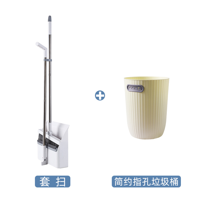 Combinación de escoba doméstica nuevo conjunto de escobilla de acero inoxidable