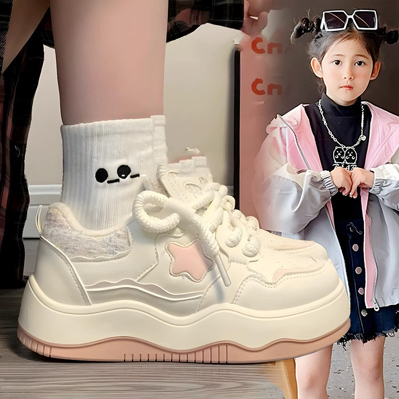 Обувь для девочек Весна и Осень Новый 2024 Детская спортивная обувь