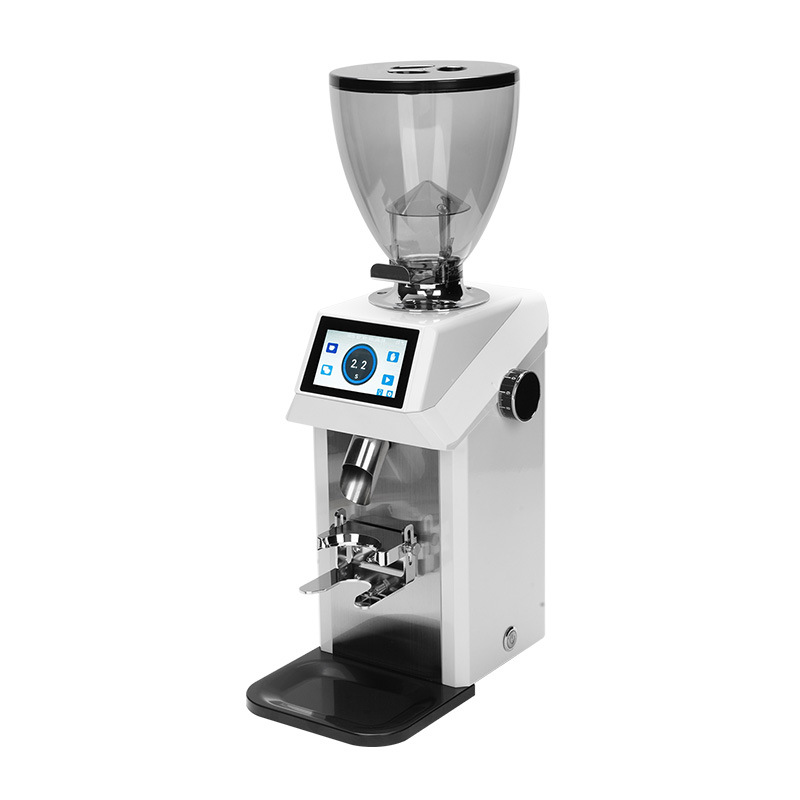 CA74 molino de granos de café eléctrico comercial molino de granos cuantitativo molino de pantalla táctil importación de cuchillo de 74 mm
