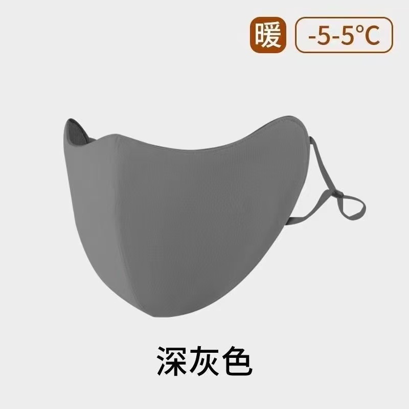 Máscara de invierno caliente máscara de algodón 3D máscara tridimensional para proteger la esquina de los ojos máscara de viaje a prueba de viento