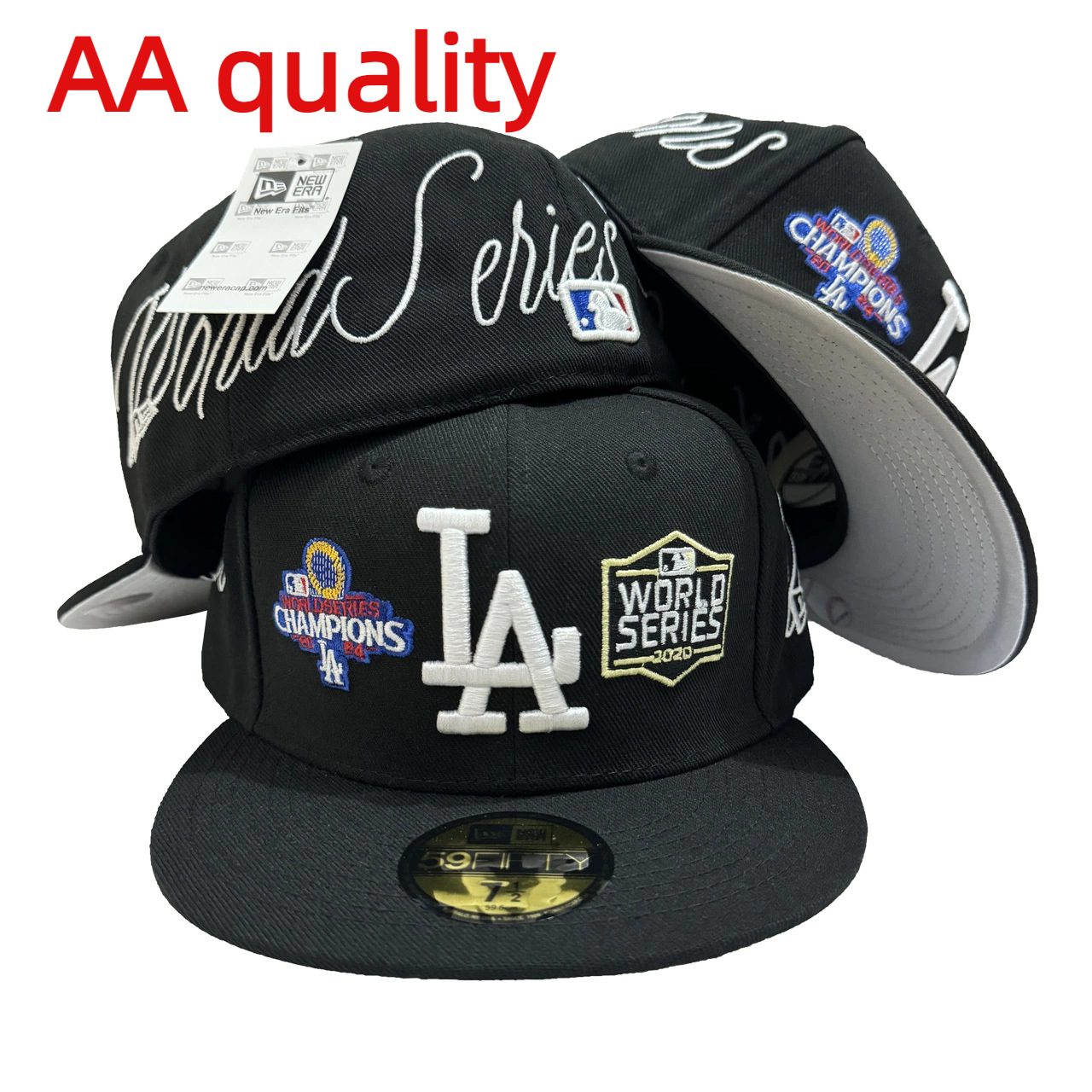 Gorra de béisbol de la liga de equipos de comercio exterior transfronterizo, novedad 2026, superventas, con patrón AA, de ala plana, a la moda y de talla estándar.
