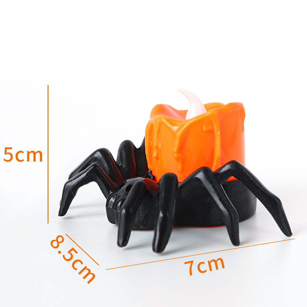 Lámpara de araña naranja