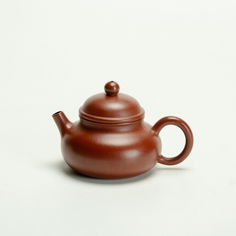 Rongtian Pot Real Purple Clay Pot High-end Teapot Mini Small Single Pot for One Person Yixing Household Needle Craft