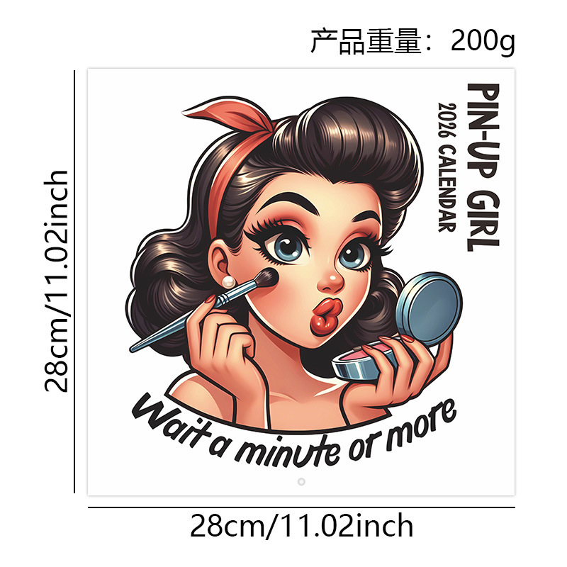 跨境新品 疲惫不堪女性日历2026 Calendar For Tired-Ass Women|undefined