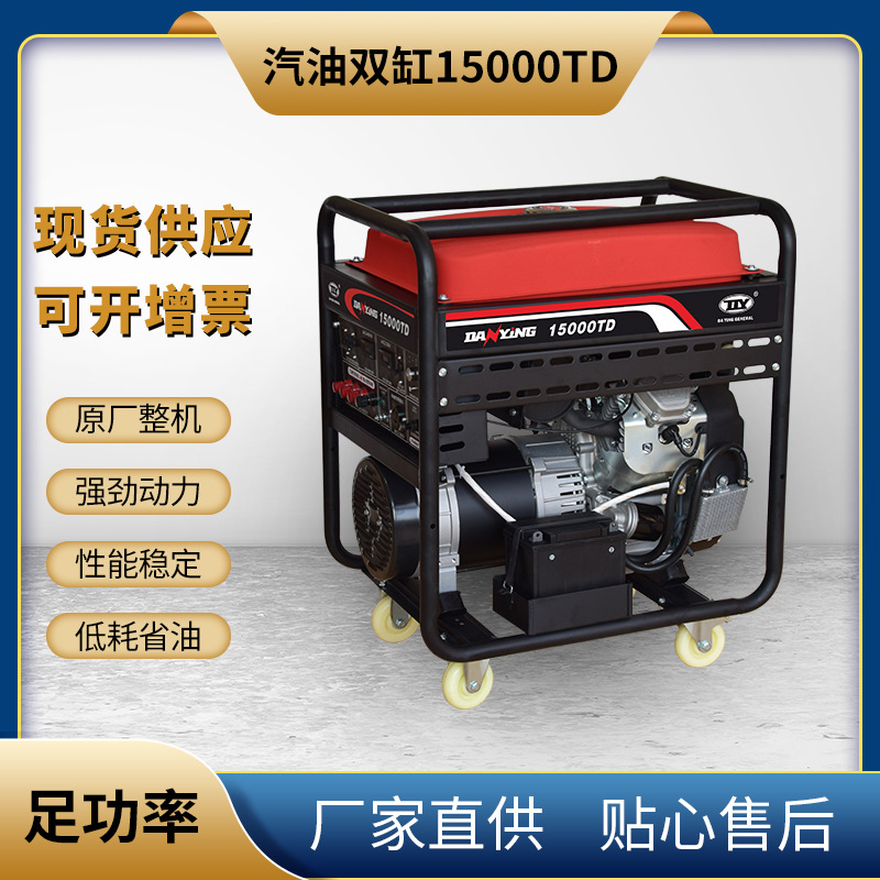 汽油双缸发电机组15000TD